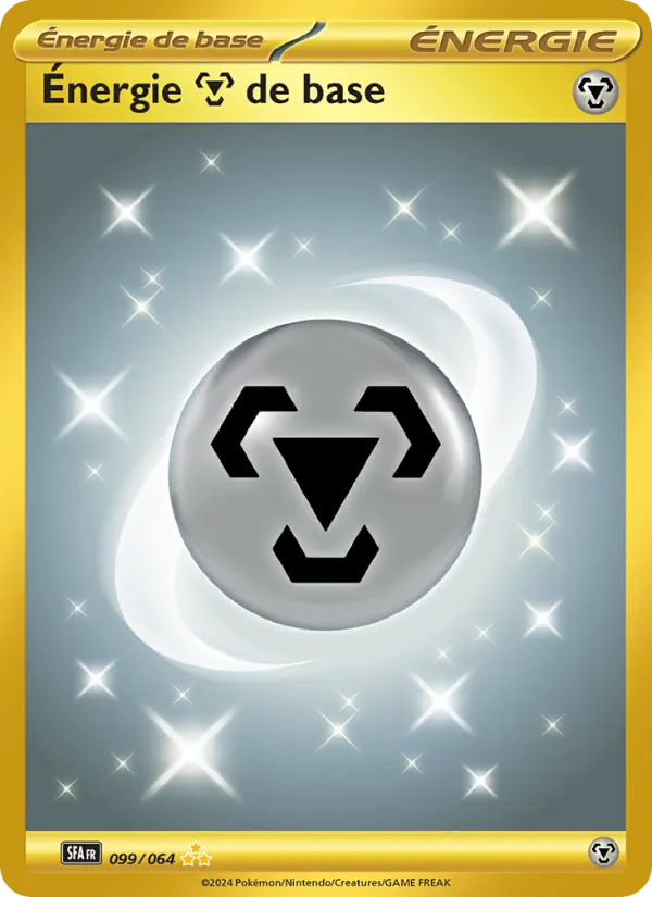 Carte Pokémon Énergie Metal de base de l'extension Fable Nébuleuse