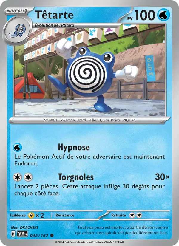 Carte Pokémon Têtarte de l'extension Mascarade Crépusculaire