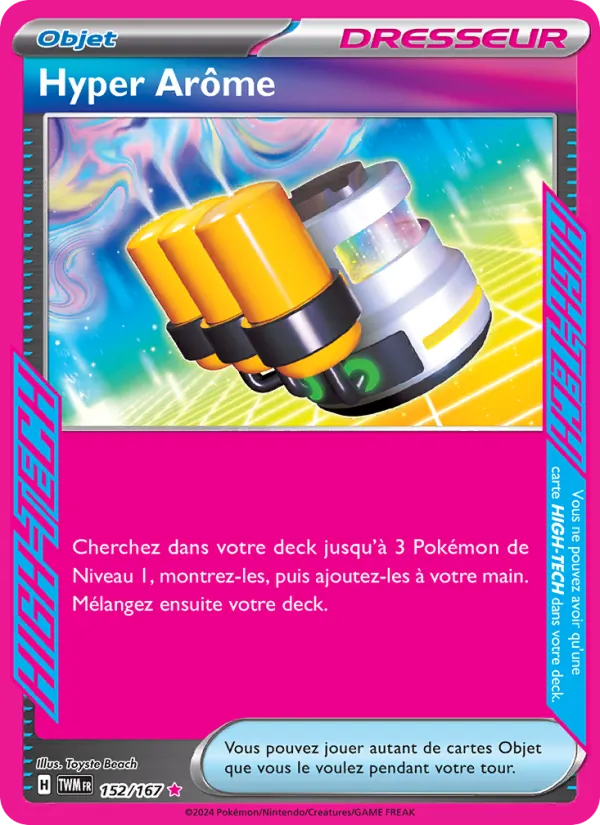 Carte Pokémon Hyper Arôme de l'extension Mascarade Crépusculaire