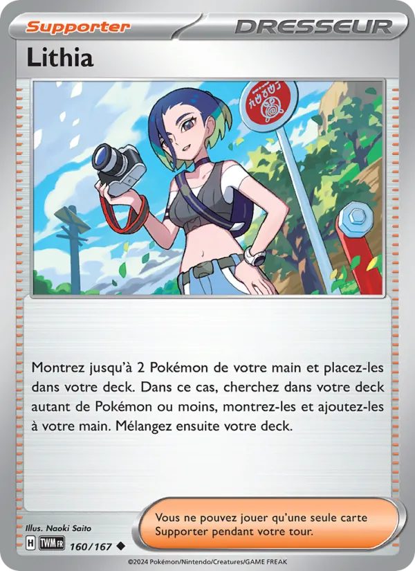 Carte Pokémon Lithia de l'extension Mascarade Crépusculaire
