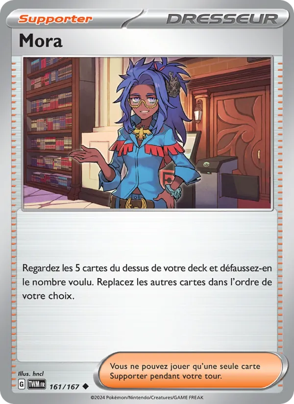 Carte Pokémon Mora de l'extension Mascarade Crépusculaire