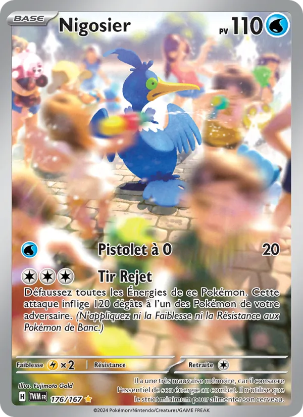 Carte Pokémon Nigosier de l'extension Mascarade Crépusculaire