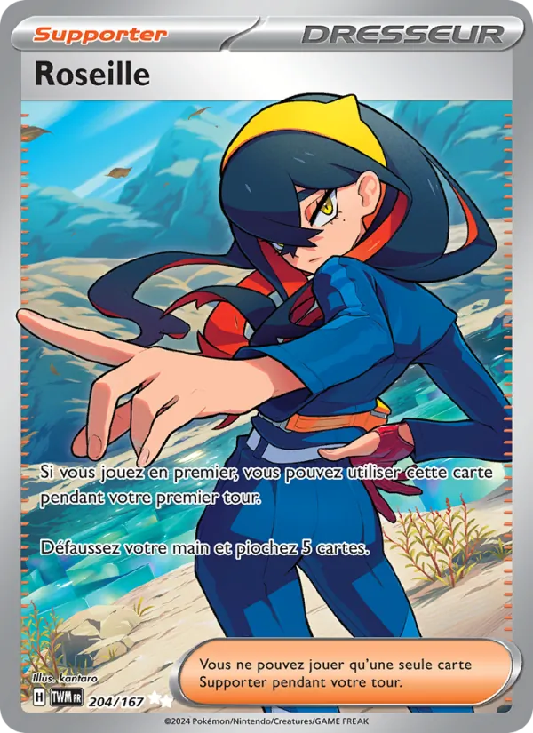 Carte Pokémon Roseille de l'extension Mascarade Crépusculaire