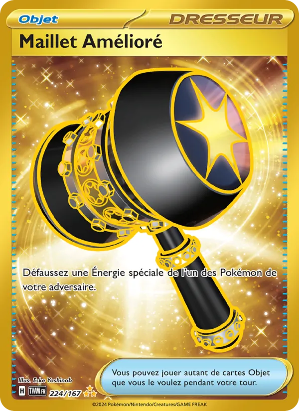 Carte Pokémon Maillet Amélioré de l'extension Mascarade Crépusculaire