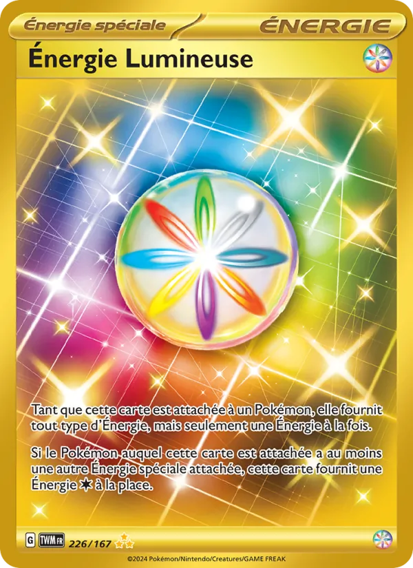 Carte Pokémon Énergie Lumineuse de l'extension Mascarade Crépusculaire