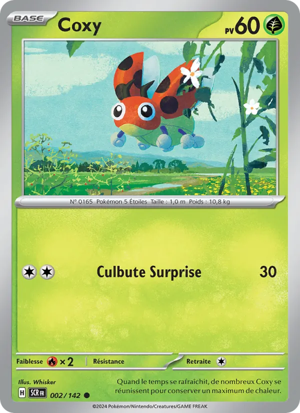 Carte Pokémon Coxy de l'extension Couronne Stellaire