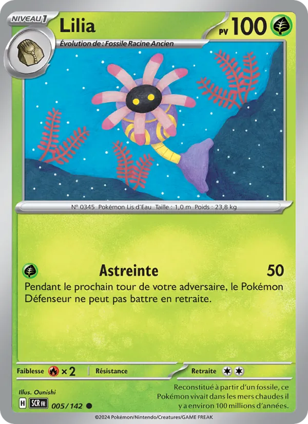 Carte Pokémon Lilia de l'extension Couronne Stellaire