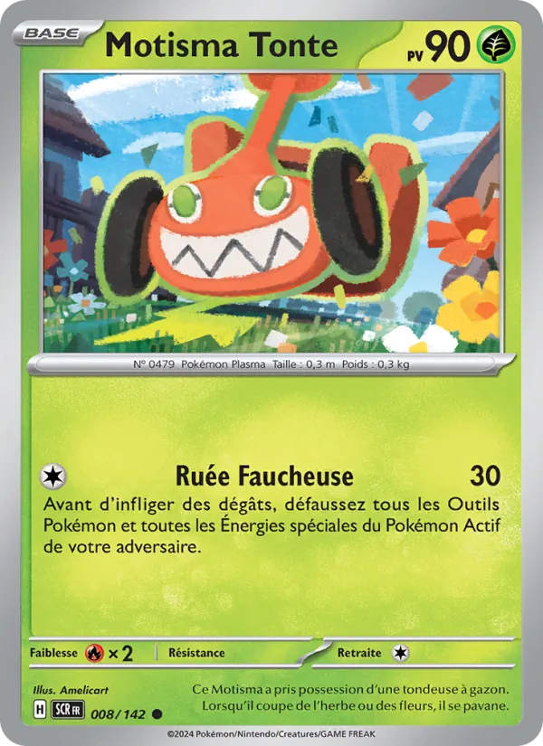 Carte Pokémon Motisma Tonte de l'extension Couronne Stellaire