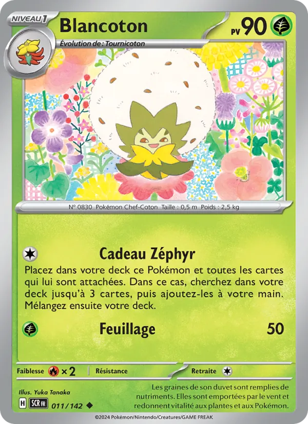 Carte Pokémon Blancoton de l'extension Couronne Stellaire