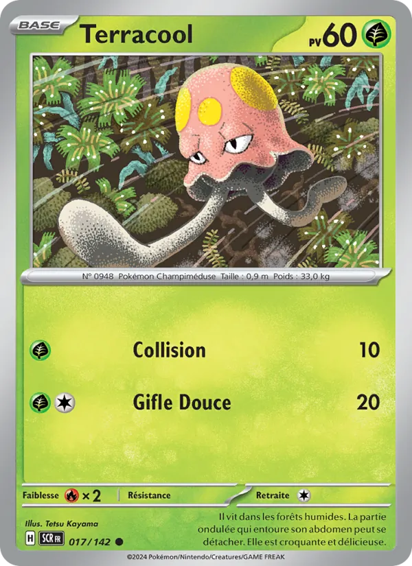 Carte Pokémon Terracool de l'extension Couronne Stellaire