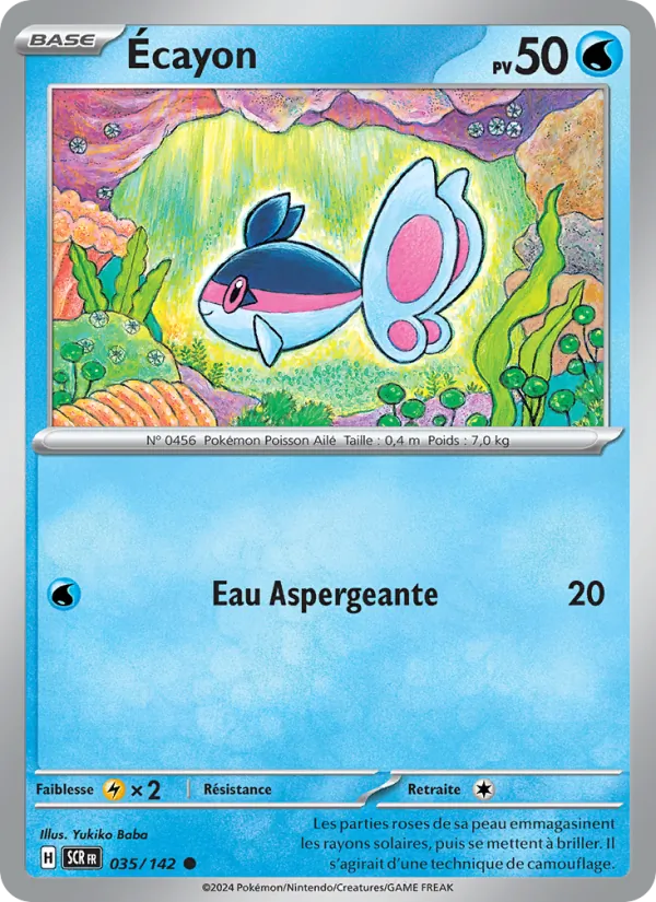Carte Pokémon Écayon de l'extension Couronne Stellaire