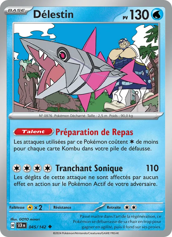 Carte Pokémon Délestin de l'extension Couronne Stellaire