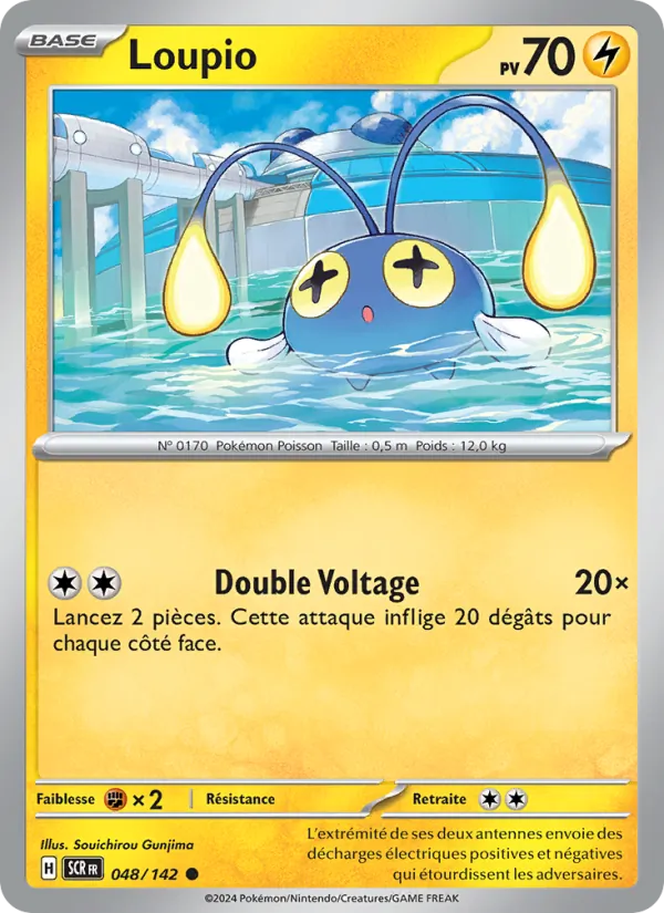 Carte Pokémon Loupio de l'extension Couronne Stellaire