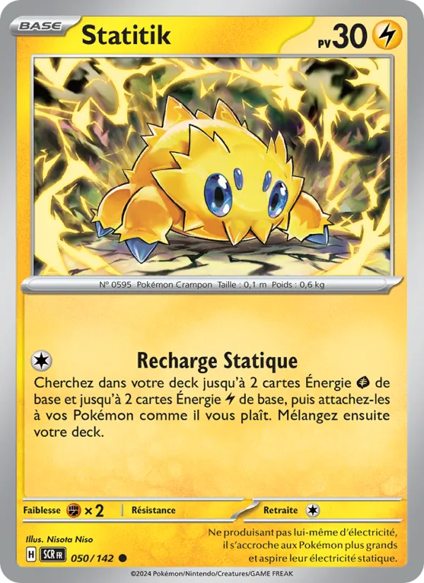 Carte Pokémon Statitik de l'extension Couronne Stellaire