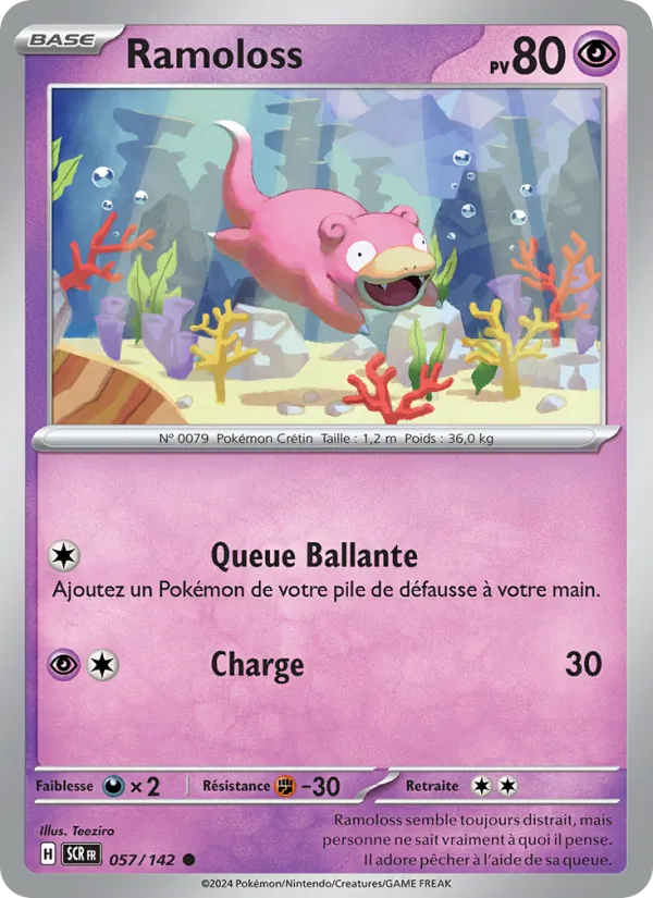 Carte Pokémon Ramoloss de l'extension Couronne Stellaire