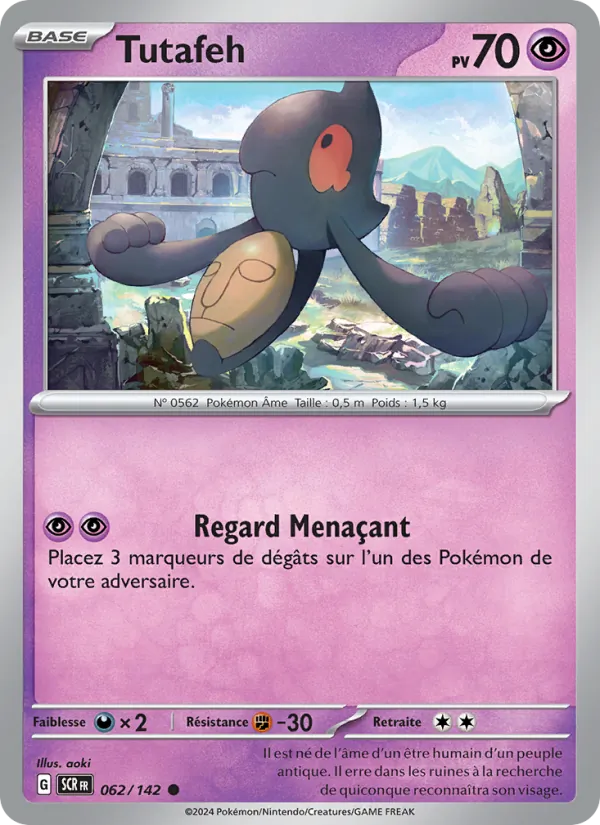 Carte Pokémon Tutafeh de l'extension Couronne Stellaire