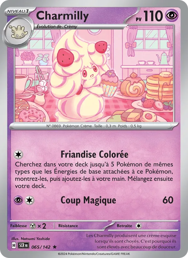 Carte Pokémon Charmilly de l'extension Couronne Stellaire