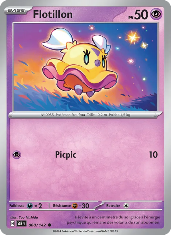 Carte Pokémon Flotillon de l'extension Couronne Stellaire