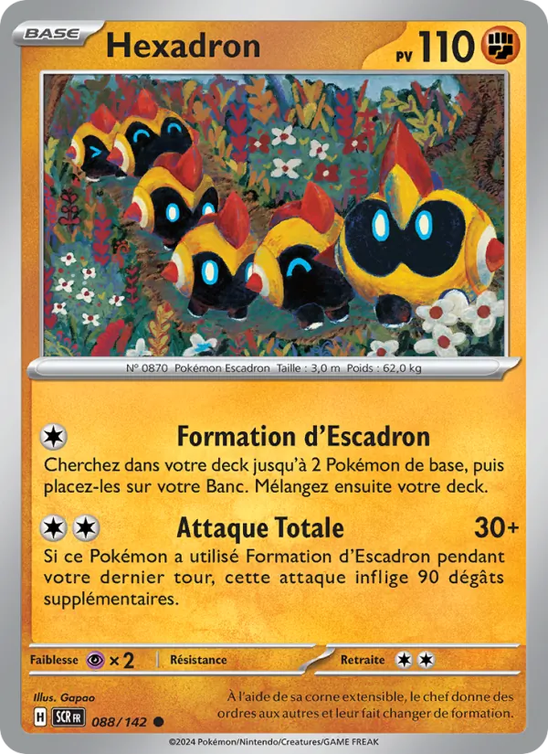 Carte Pokémon Hexadron de l'extension Couronne Stellaire