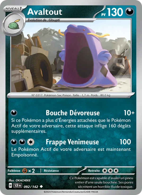 Carte Pokémon Avaltout de l'extension Couronne Stellaire