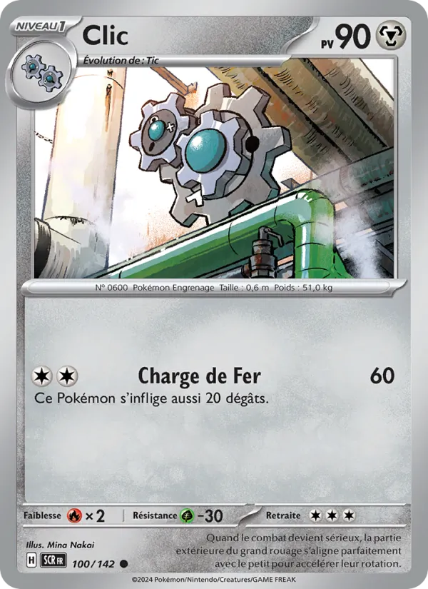Carte Pokémon Clic de l'extension Couronne Stellaire