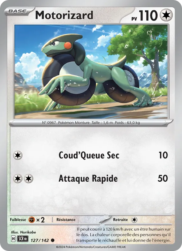 Carte Pokémon Motorizard de l'extension Couronne Stellaire