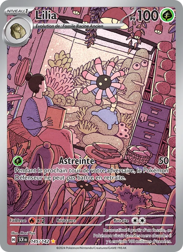 Carte Pokémon Lilia de l'extension Couronne Stellaire