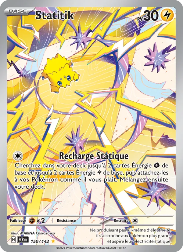 Carte Pokémon Statitik de l'extension Couronne Stellaire