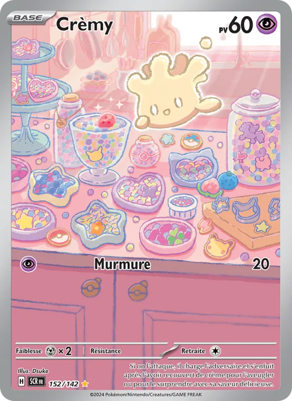 Carte Pokémon Crèmy de l'extension Couronne Stellaire