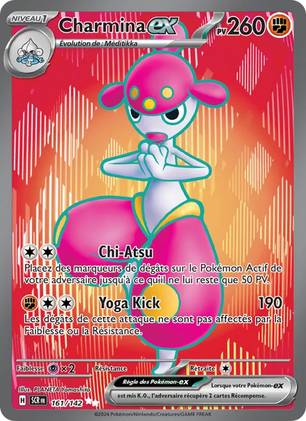 Carte Pokémon Charmina-ex de l'extension Couronne Stellaire