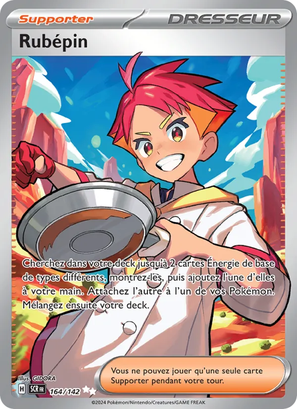 Carte Pokémon Rubépin de l'extension Couronne Stellaire