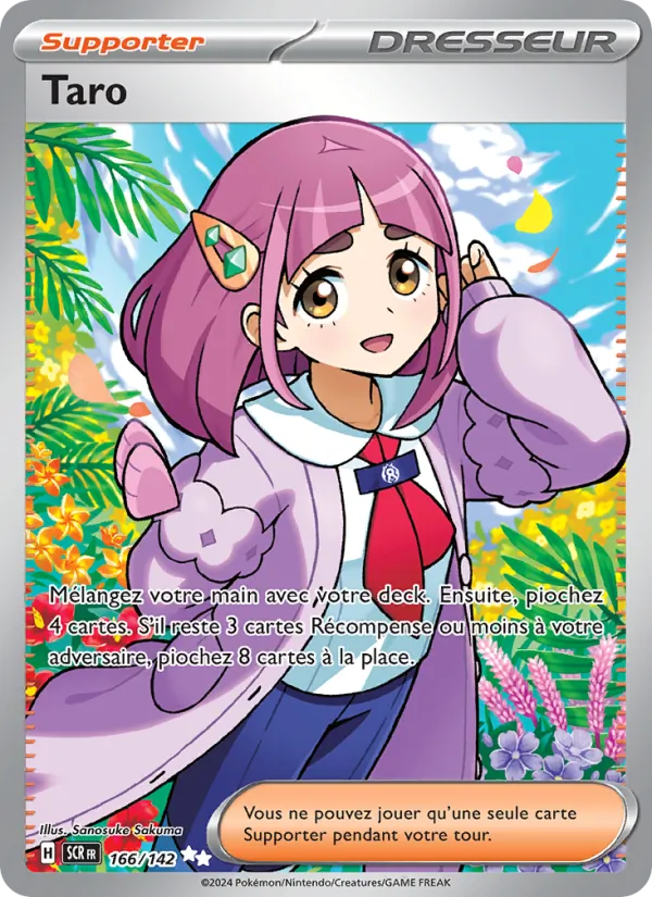 Carte Pokémon Taro de l'extension Couronne Stellaire
