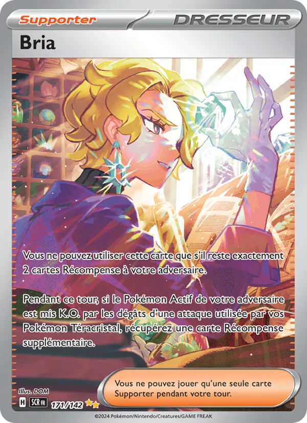 Carte Pokémon Bria de l'extension Couronne Stellaire