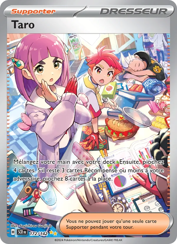 Carte Pokémon Taro de l'extension Couronne Stellaire