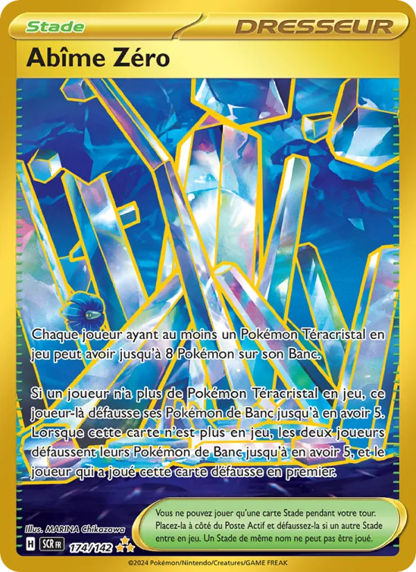 Carte Pokémon Abîme Zéro de l'extension Couronne Stellaire
