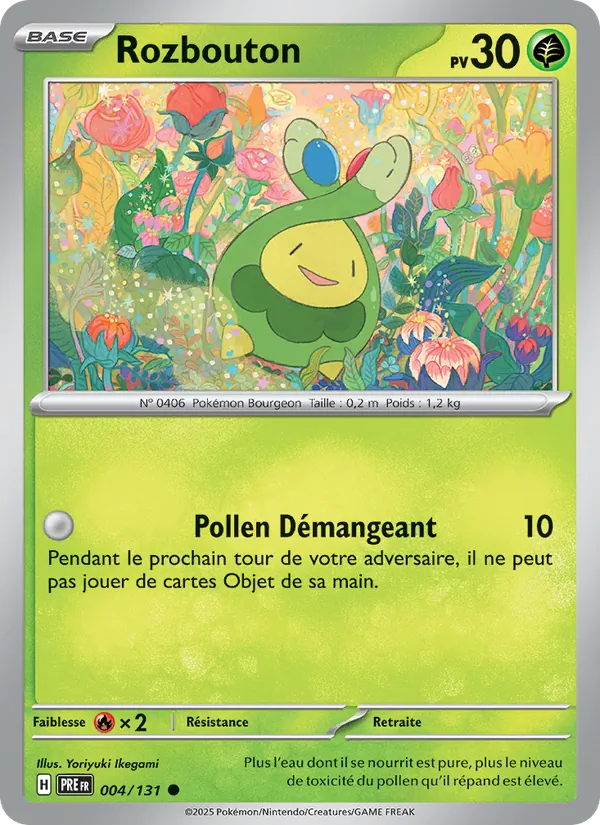 Carte Pokémon Rozbouton de l'extension Évolutions Prismatiques