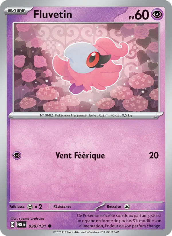 Carte Pokémon Fluvetin de l'extension Évolutions Prismatiques