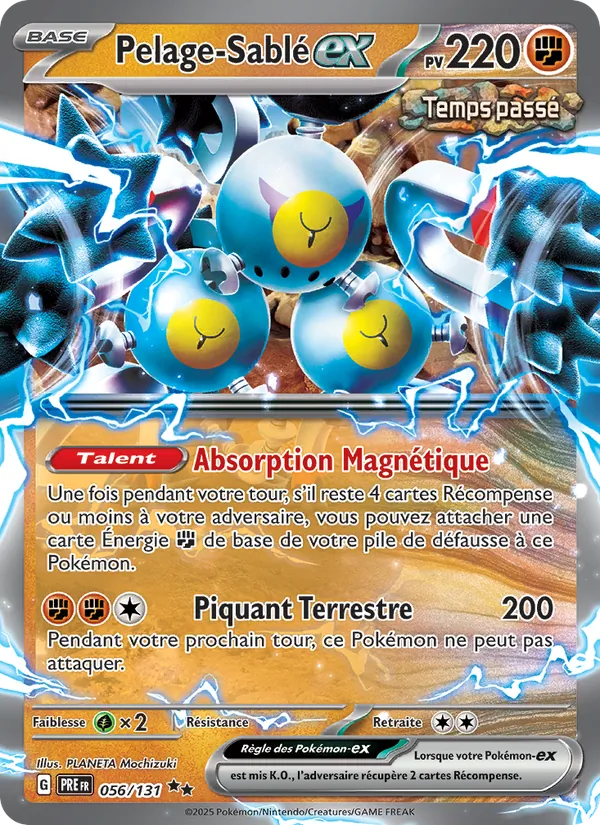 Carte Pokémon Pelage-Sablé-ex de l'extension Évolutions Prismatiques