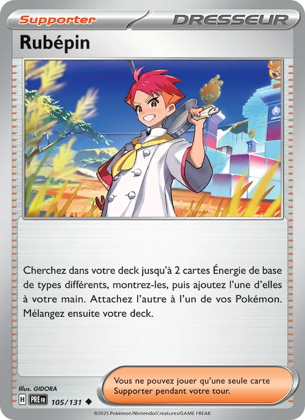 Carte Pokémon Rubépin de l'extension Évolutions Prismatiques