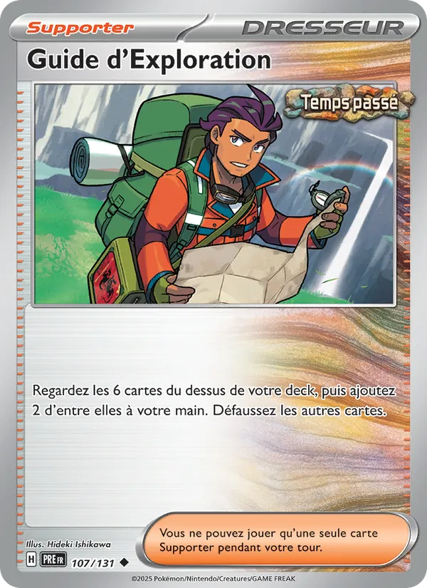 Carte Pokémon Guide d'Exploration de l'extension Évolutions Prismatiques