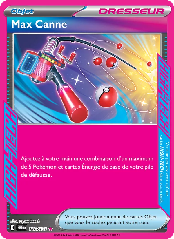 Carte Pokémon Max Canne de l'extension Évolutions Prismatiques