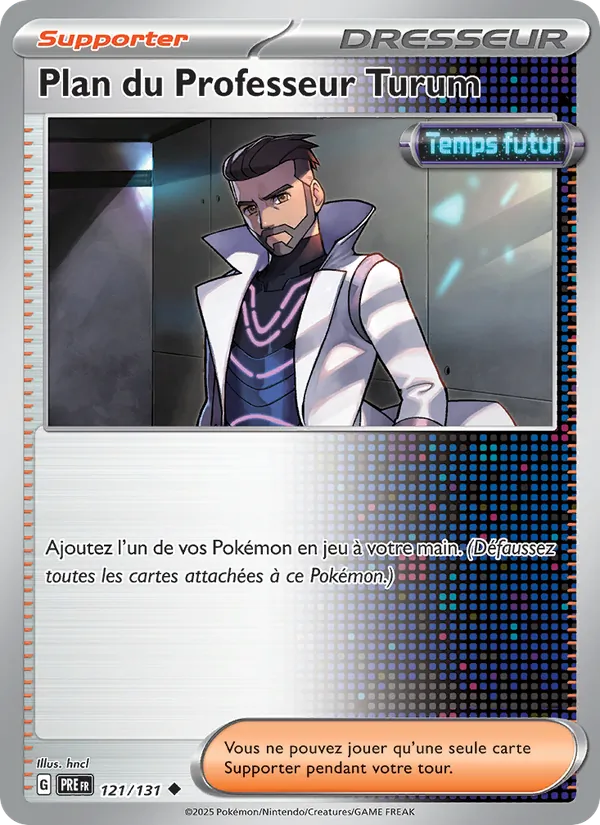 Carte Pokémon Plan du Professeur Turum de l'extension Évolutions Prismatiques