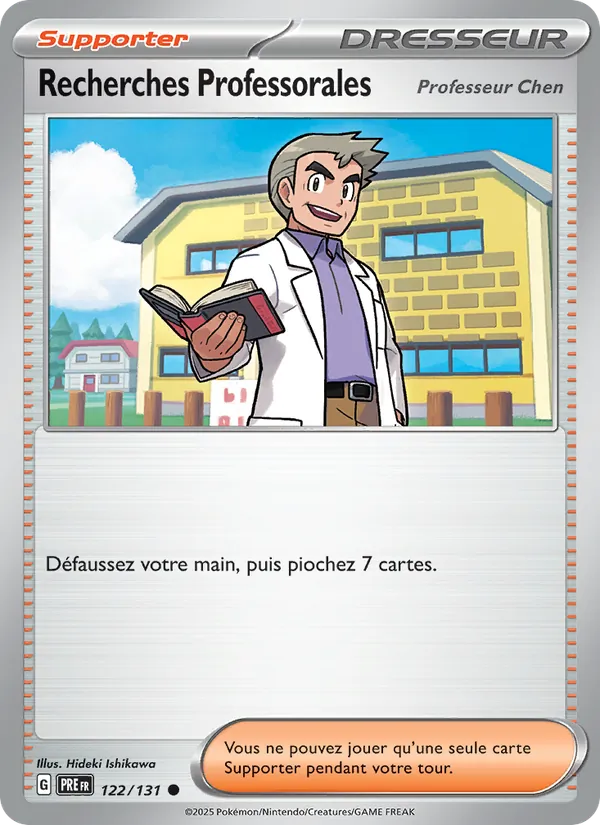 Carte Pokémon Recherches Professorales de l'extension Évolutions Prismatiques