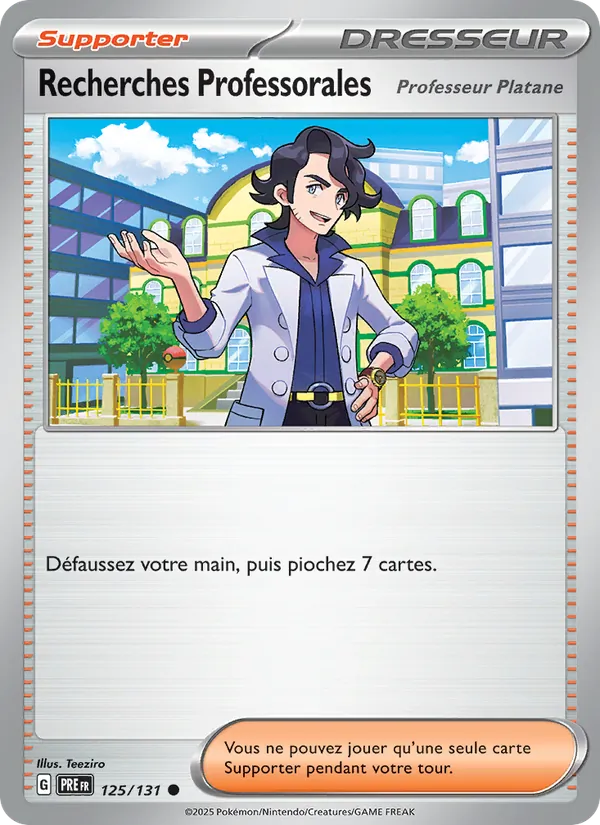 Carte Pokémon Recherches Professorales de l'extension Évolutions Prismatiques