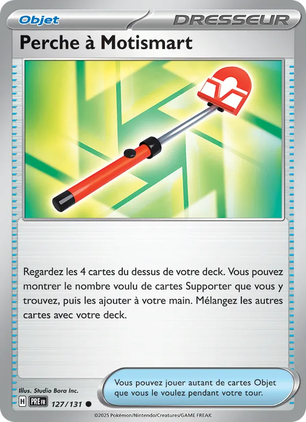 Carte Pokémon Perche à Motismart de l'extension Évolutions Prismatiques
