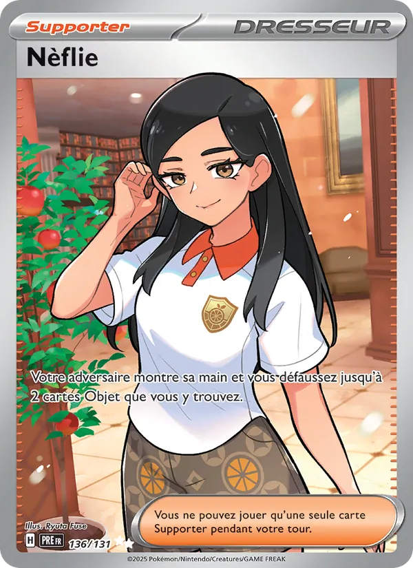Carte Pokémon Nèflie de l'extension Évolutions Prismatiques