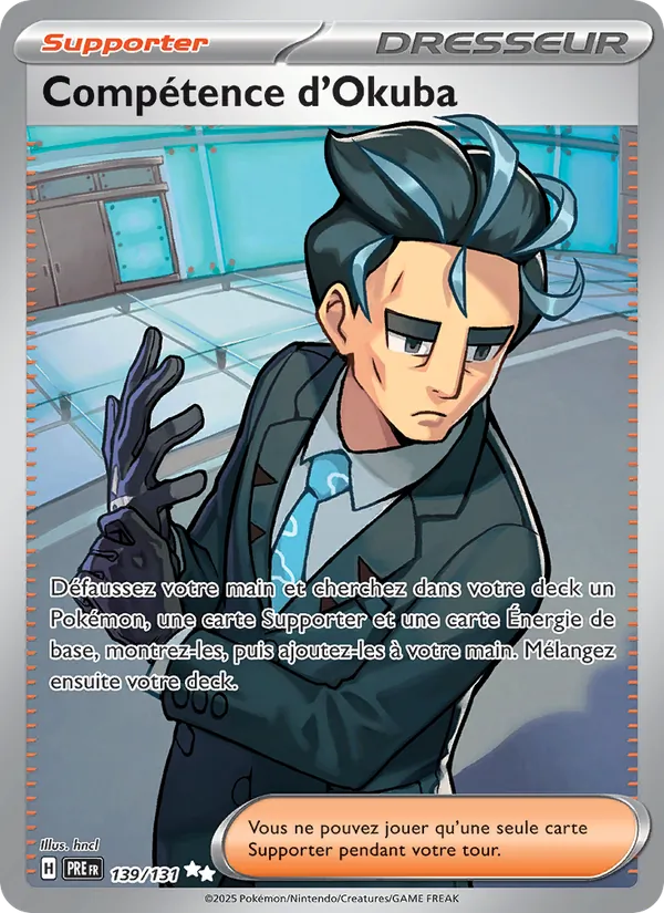 Carte Pokémon Compétence d'Okuba de l'extension Évolutions Prismatiques