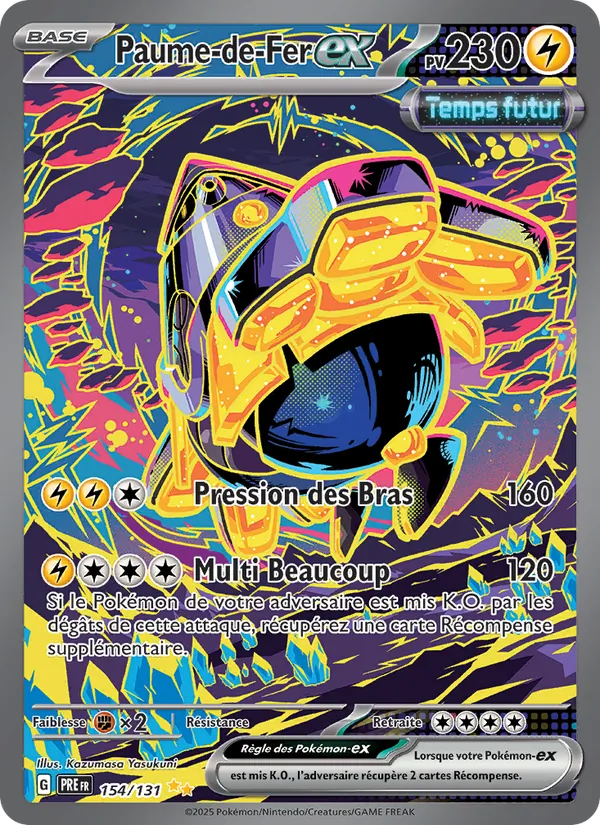 Carte Pokémon Paume-de-Fer-ex de l'extension Évolutions Prismatiques