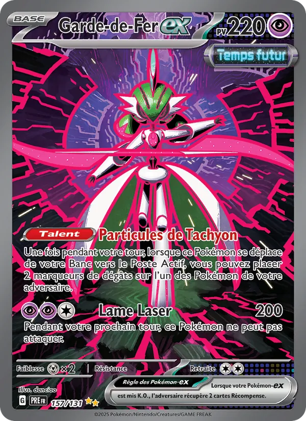Carte Pokémon Garde-de-Fer-ex de l'extension Évolutions Prismatiques