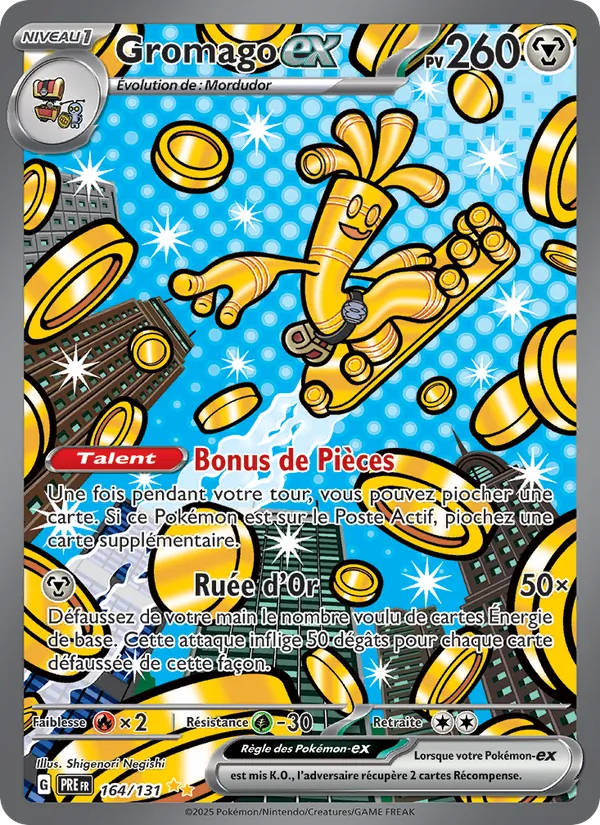 Carte Pokémon Gromago-ex de l'extension Évolutions Prismatiques